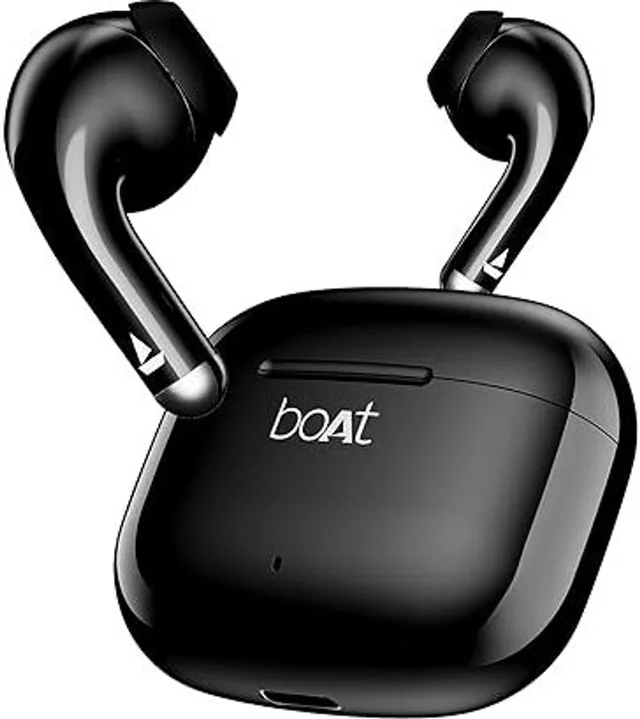 boAt Airdopes 101v2, Flex Fit Tips,13mm Drivers, Stream Ad Free Music via App Support Bluetooth Headset