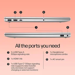 HP 255 G10-BJ3S9AT R3-7330/8GB/512GB/15.6" FHD/DOS Silver/BACKLIGHT - 39.62 cm (15.6 Inch), Silver, Ryzen 3 Quad Core, 512 GB, 8 GB, DDR4, 7330U, Max Frequency Upto 4.3 GHz, 2, Upto 32 GB, 3200 MHz, DDR4, NO, AMD, 8 MB, 7200, AMD Radeon Radeon Graphics, Windows 11 Home, 1 x Laptop, 1 x Power Adaptor, 1 x User Guide, 1 x Warranty Documents