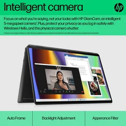 HP Hp Spectre X360 16-F2002tu i7-13700H/16GB/1TB SSD/W11H+MS) - 40.64 cm (16 Inch), Nightfall Black, Core i7, 1 TB, 16 GB, DDR4, 13700H, 3.70GHz Upto 5.00GHz, Intel, 24 MB, NA, Windows 11, Laptop, Power Adaptor, User Guide, Warranty Documents