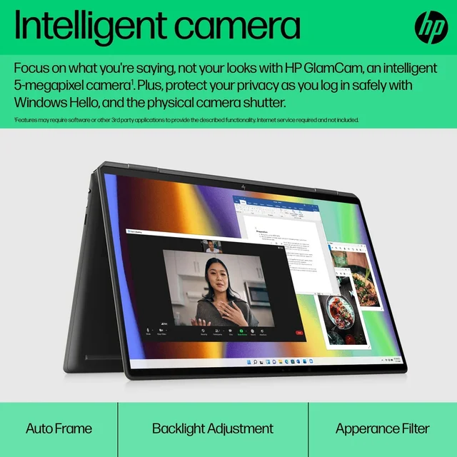 HP Hp Spectre X360 16-F2002tu i7-13700H/16GB/1TB SSD/W11H+MS) - 40.64 cm (16 Inch), Nightfall Black, Core i7, 1 TB, 16 GB, DDR4, 13700H, 3.70GHz Upto 5.00GHz, Intel, 24 MB, NA, Windows 11, Laptop, Power Adaptor, User Guide, Warranty Documents