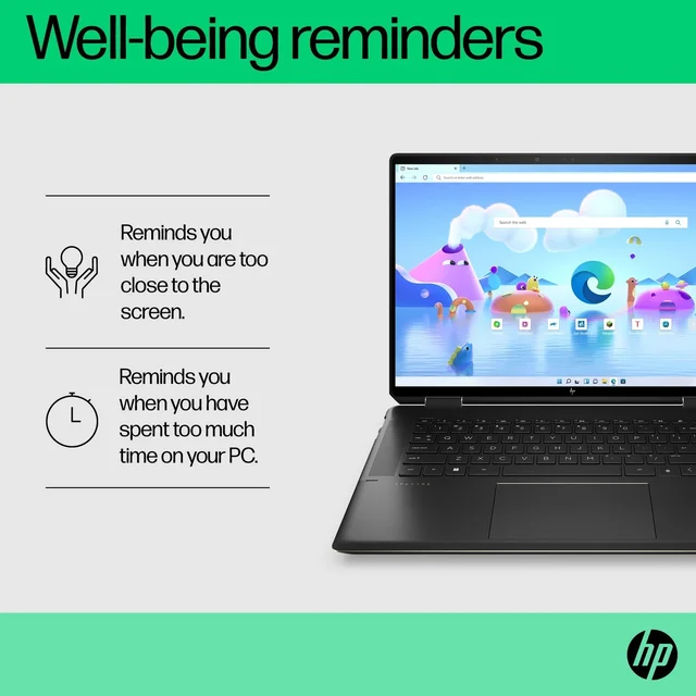HP Hp Spectre X360 16-F2002tu i7-13700H/16GB/1TB SSD/W11H+MS) - 40.64 cm (16 Inch), Nightfall Black, Core i7, 1 TB, 16 GB, DDR4, 13700H, 3.70GHz Upto 5.00GHz, Intel, 24 MB, NA, Windows 11, Laptop, Power Adaptor, User Guide, Warranty Documents
