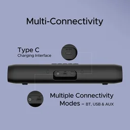 boAt Aavante Bar Groove 16W Bluetooth Soundbar (Signature Sound, 2.0 Channel, Charcoal Black) - GROOVE PLUS 16W