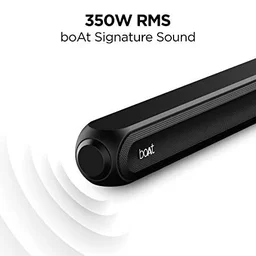 boAt boAt Aavante Bar 3200D 5.1 Channel Soundbar with Powerful Subwoofer, 3D Surround Sound and Dolby Audio, Dual Wireless Rear Satellite Speakers, Multiple Connectivity Modes - 3200D 360W