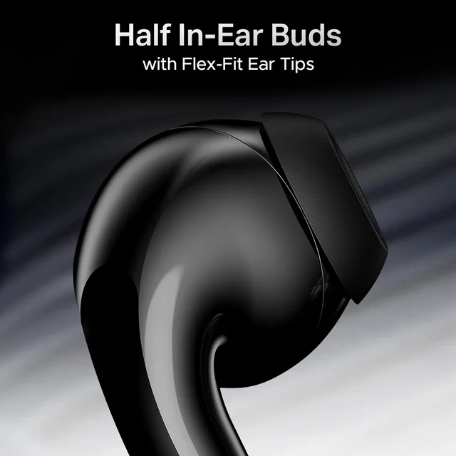 boAt Airdopes 101v2, Flex Fit Tips,13mm Drivers, Stream Ad Free Music via App Support Bluetooth Headset - 101V2