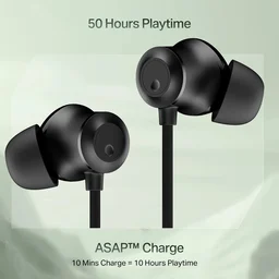 boAt Rockerz Prime 205,Spatial Audio,50H Battery,ENx,Stream Ad Free Music via App Bluetooth Headset - Rockerz PRIME 205