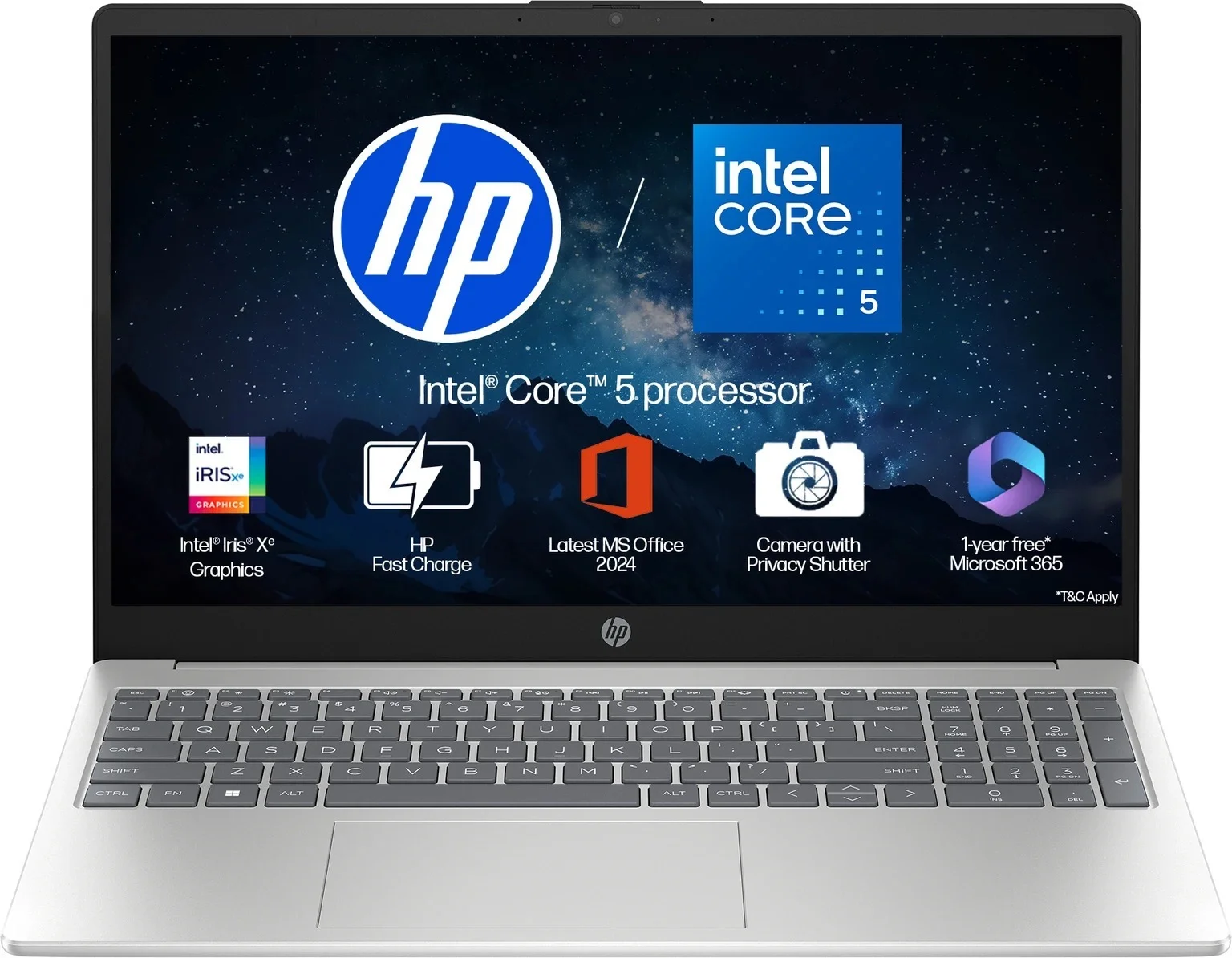 HP LAPTOP 15-FD0682TU CORE 5-120U-14TH GEN/16GB/512GB/15