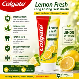 Colgate Lemon Fresh Toothpaste - 200 g