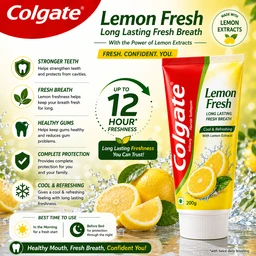 Colgate Lemon Fresh Toothpaste - 200 g