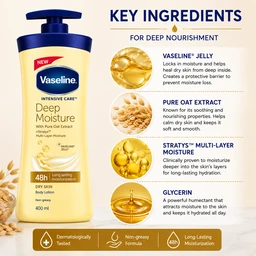 Vaseline Deep Moisture Lotion - 400 ML