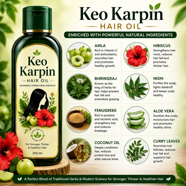 Keo Karpin Hair Oil - 200 mL