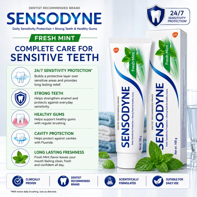 Sensodyne Fresh Mint Toothpaste - 100 g