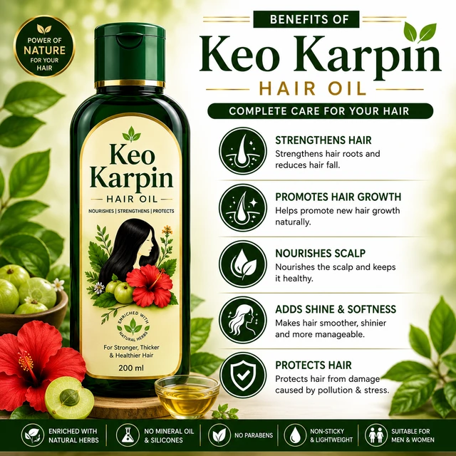 Keo Karpin Hair Oil - 200 mL