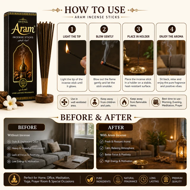 Incense Sticks (Agarbatti)