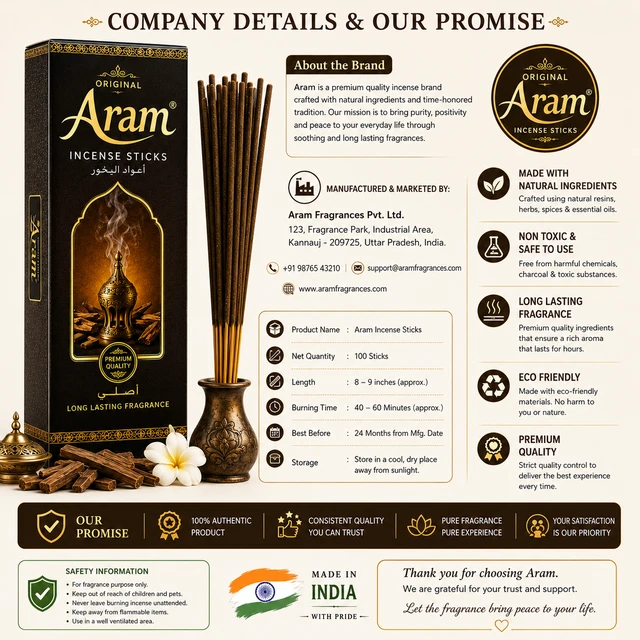 Incense Sticks (Agarbatti)