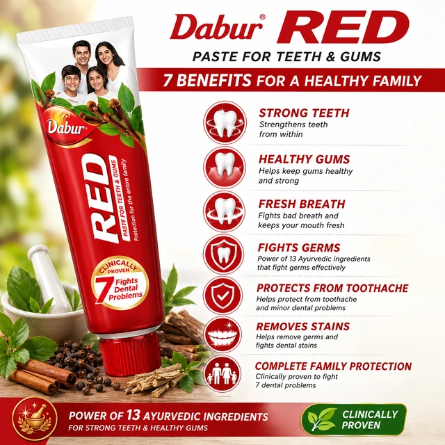 Dabur Red Toothpaste
