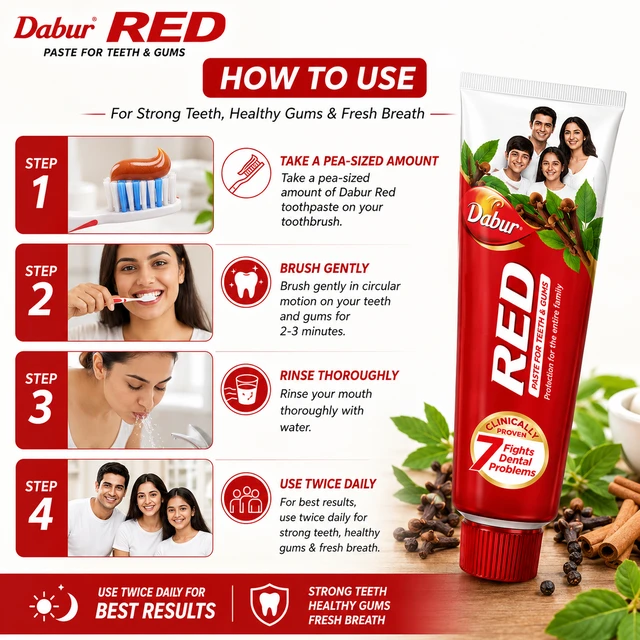 Dabur Red Toothpaste