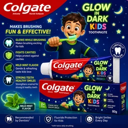 Colgate Glow in Dark Kids Toothpaste - 80 g