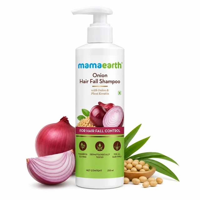 Mamaearth Onion Hair Fall Shampoo - 250 mL