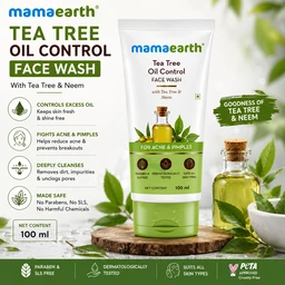 Mamaearth Tea Tree Oil Control Face Wash - 100 ML