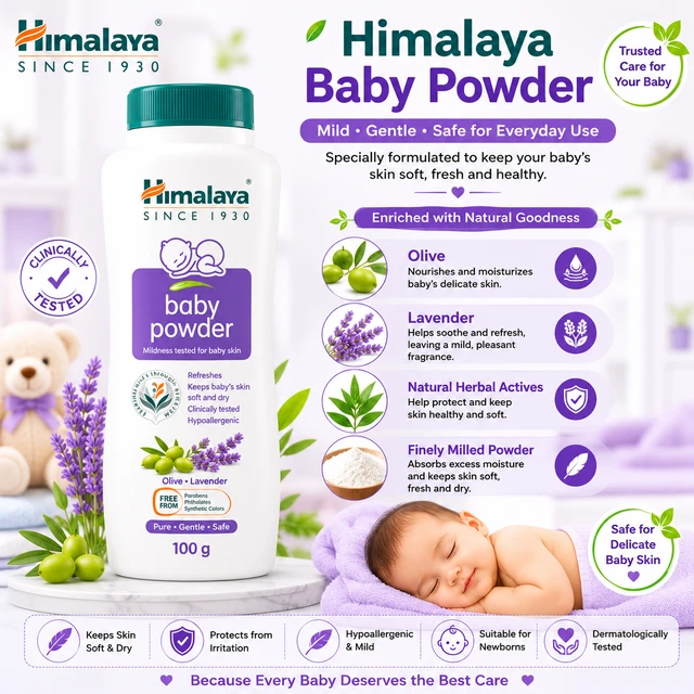 Himalaya Baby Powder - 100 g