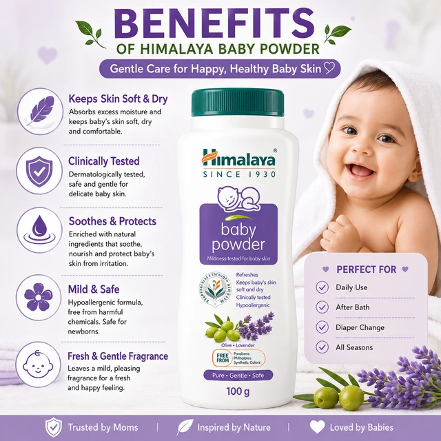 Himalaya Baby Powder - 100 g