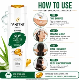 Pantene Silky Smooth Care Shampoo - 180 ML