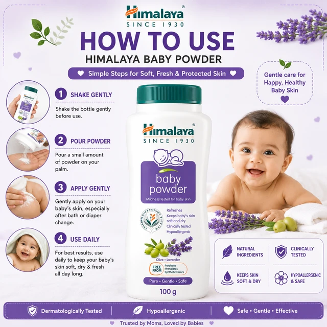 Himalaya Baby Powder - 100 g
