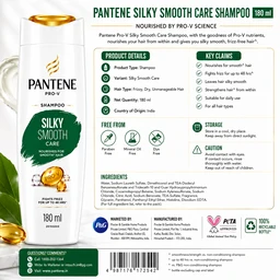 Pantene Silky Smooth Care Shampoo - 180 ML