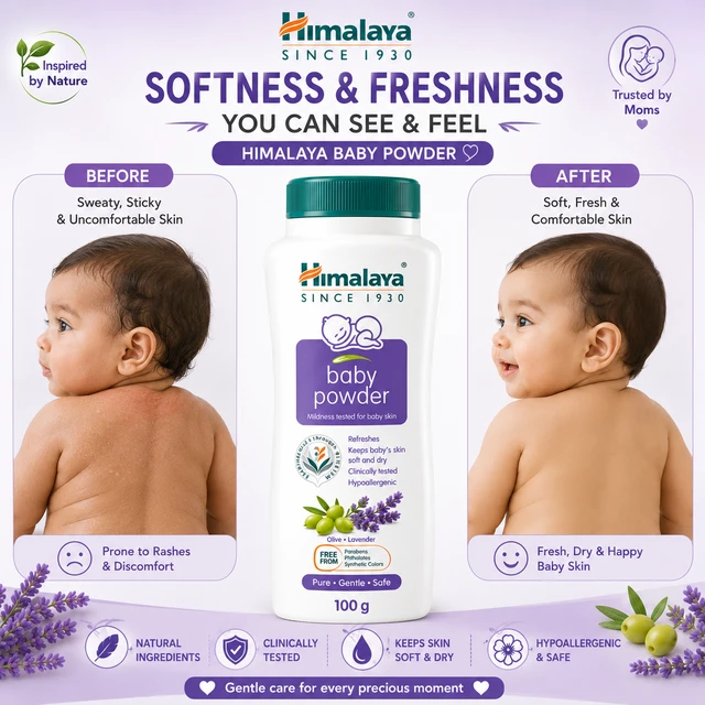 Himalaya Baby Powder - 100 g