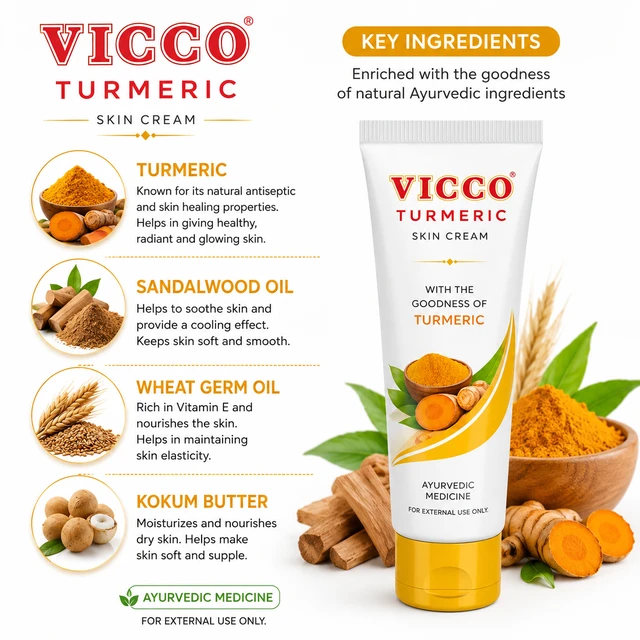 Vicco Turmeric Cream