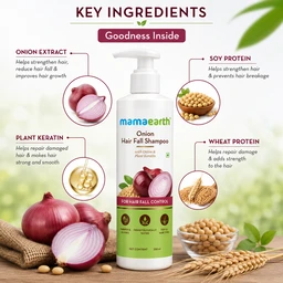 Mamaearth Onion Hair Fall Shampoo - 250 mL