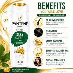 Pantene Silky Smooth Care Shampoo - 340 ML