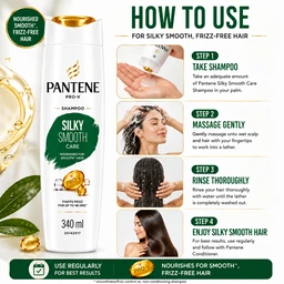 Pantene Silky Smooth Care Shampoo - 340 ML