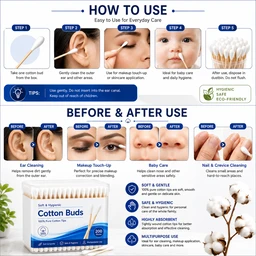 Cotton Buds Box - 200 Sticks