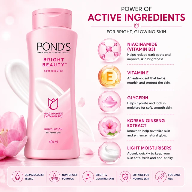 POND’S Bright Beauty Lotion - 400 ML