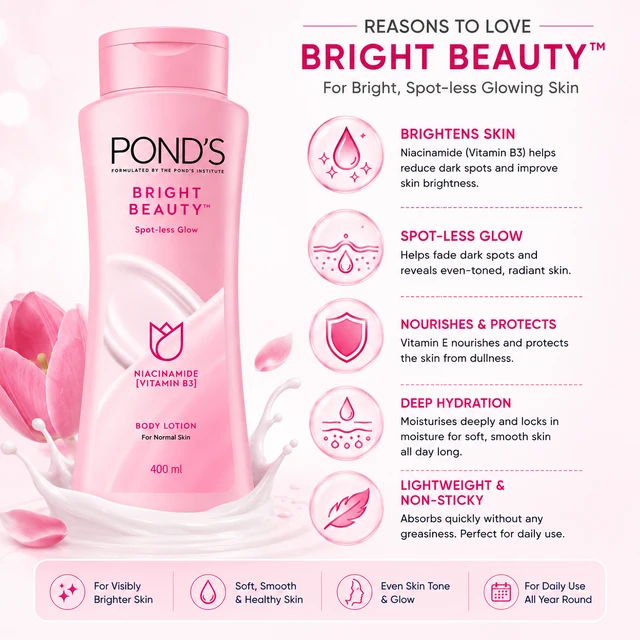 POND’S Bright Beauty Lotion - 400 ML