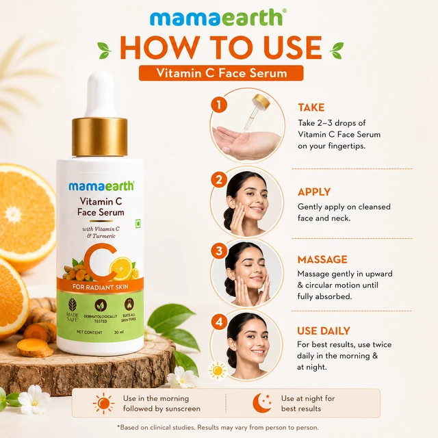 Mamaearth Vitamin C Face Serum - 30 ML