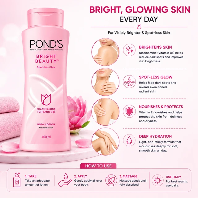 POND’S Bright Beauty Lotion - 400 ML