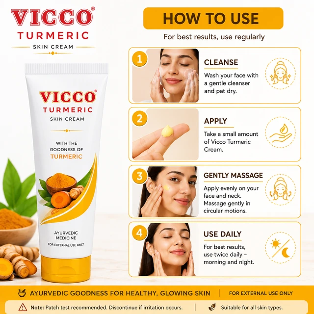 Vicco Turmeric Cream