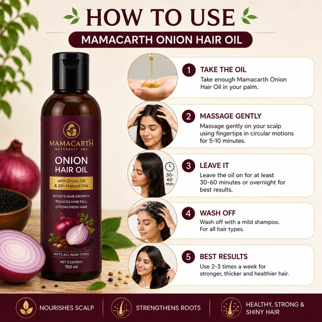 Mamaearth Onion Hair Oil - 150 mL
