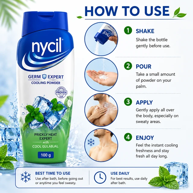 Nycil Cooling Powder - 100 g