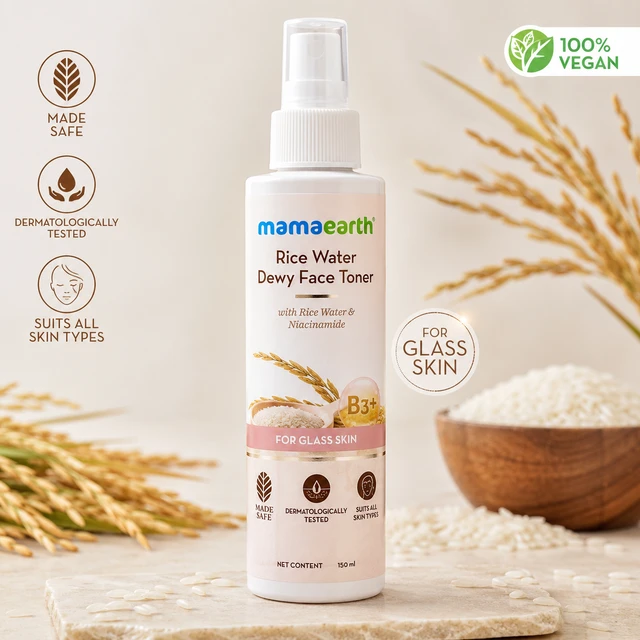 Mamaearth Rice Water Dewy Face Toner - 150 ML