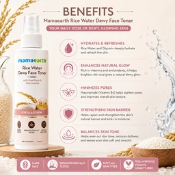 Mamaearth Rice Water Dewy Face Toner - 150 ML