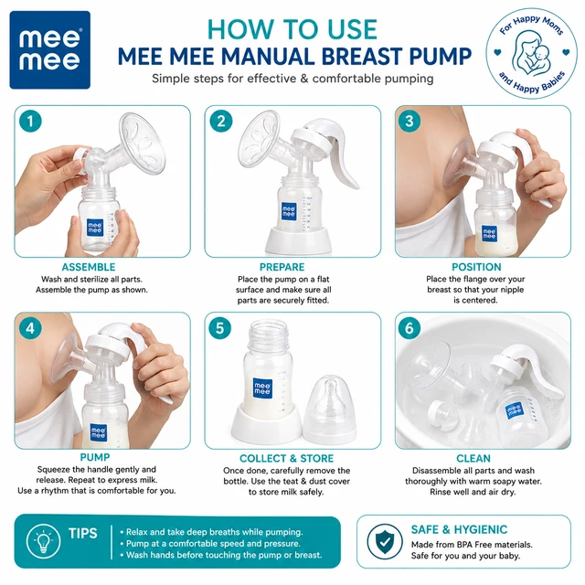 Manual Breast Pump - 1 unit