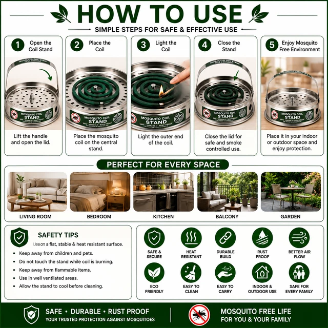 Mosquito Coil Stand