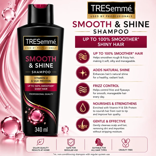 TRESemmé Smooth & Shine Shampoo - 340 ML