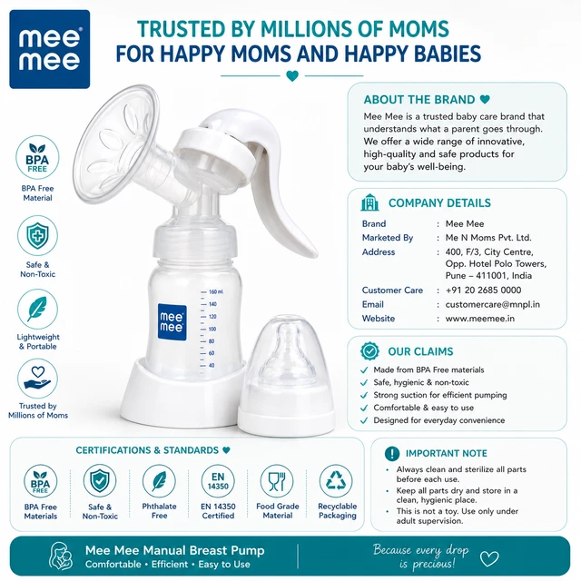 Manual Breast Pump - 1 unit
