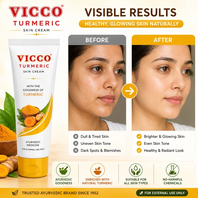 Vicco Turmeric Cream