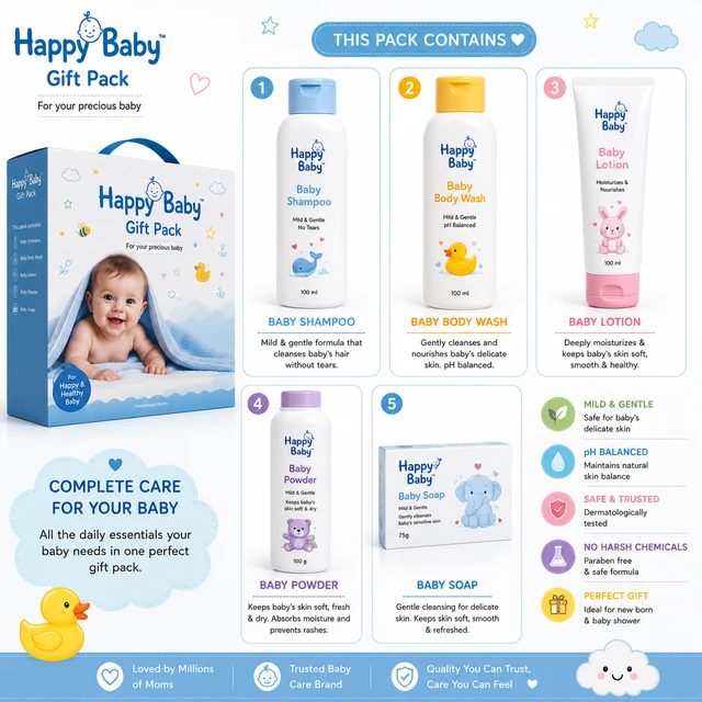 Happy Baby Gift Pack - 1 Set