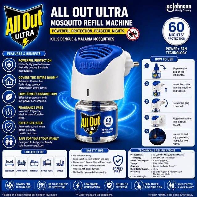All Out Ultra Mosquito Refill Machine